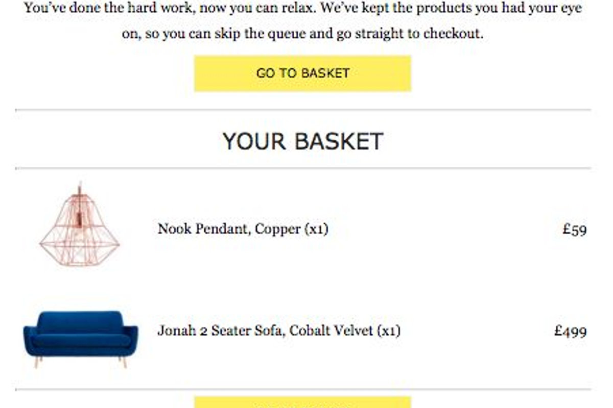 Coupon campaigns example