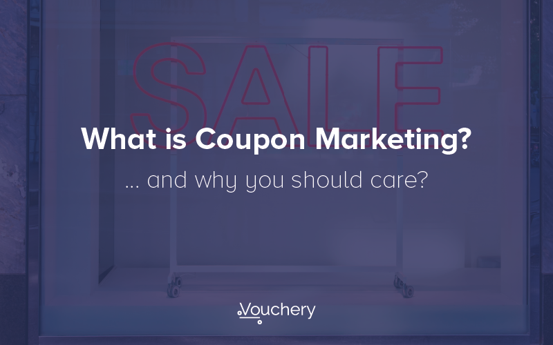 Coupon marketing strategy concept illustration
