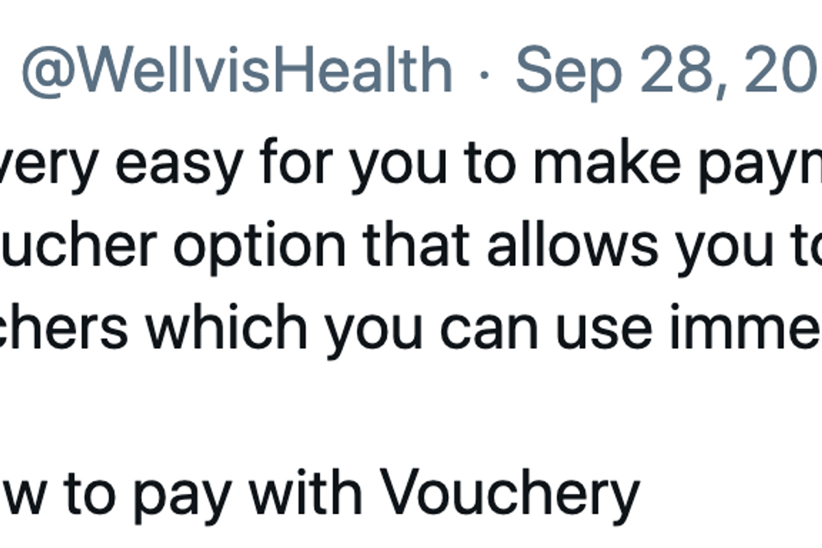Digital payment vouchers can be purchased through cash or a bank transfer