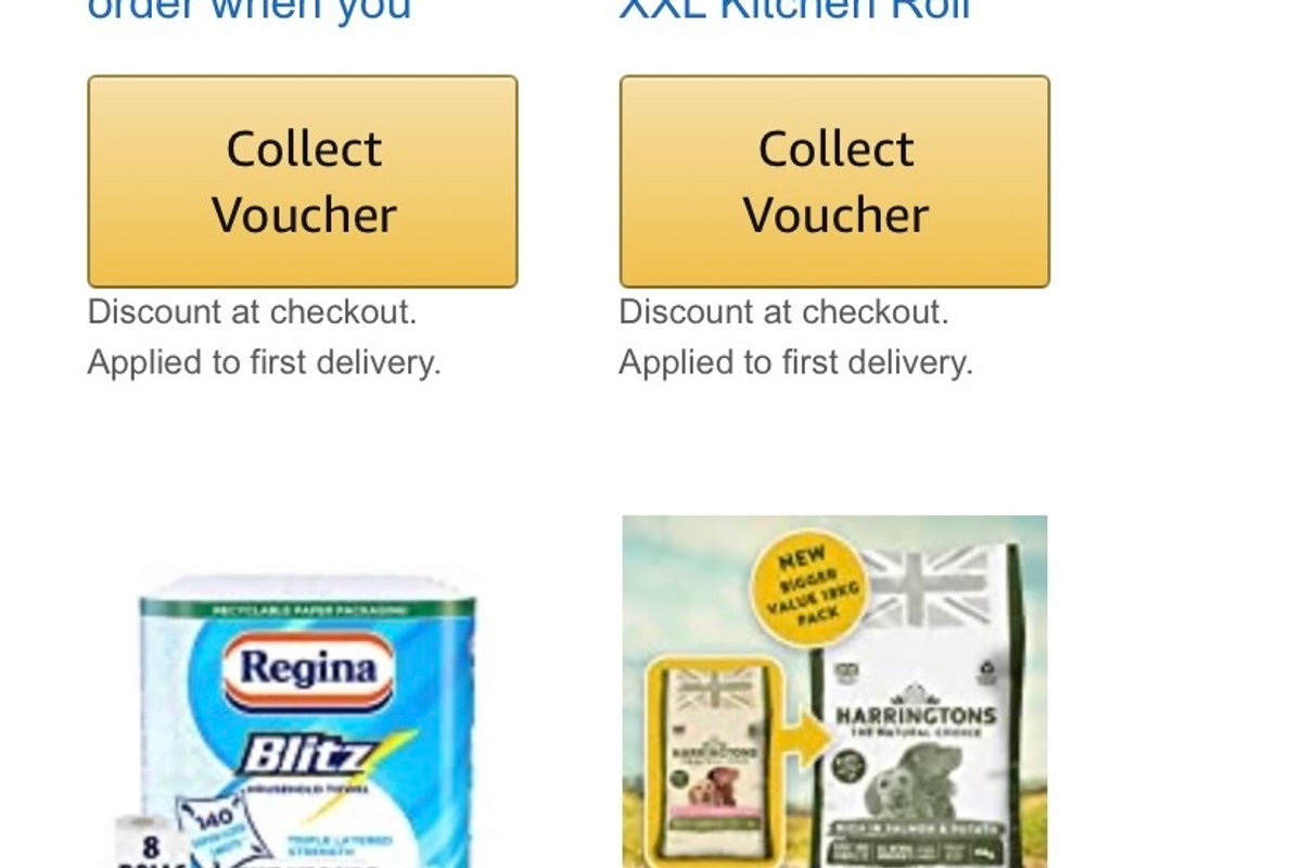 Amazon Subscribe and Save program voucher example