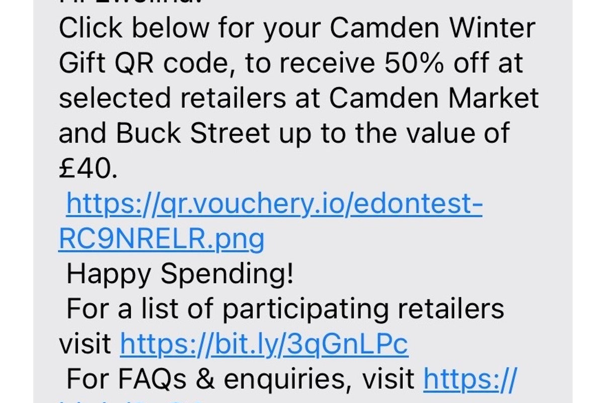 Boohoo and Primark payment voucher promotion example