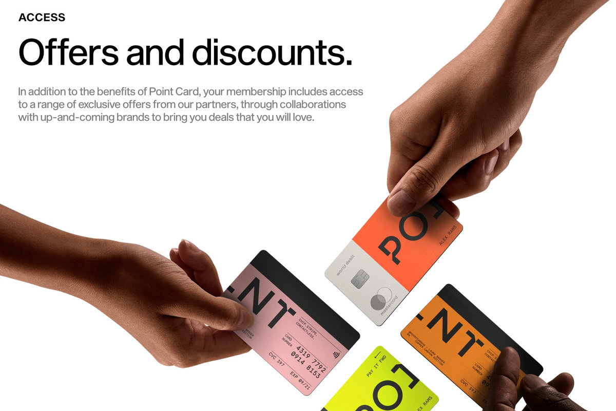 Point challenger bank debit card perks and benefits