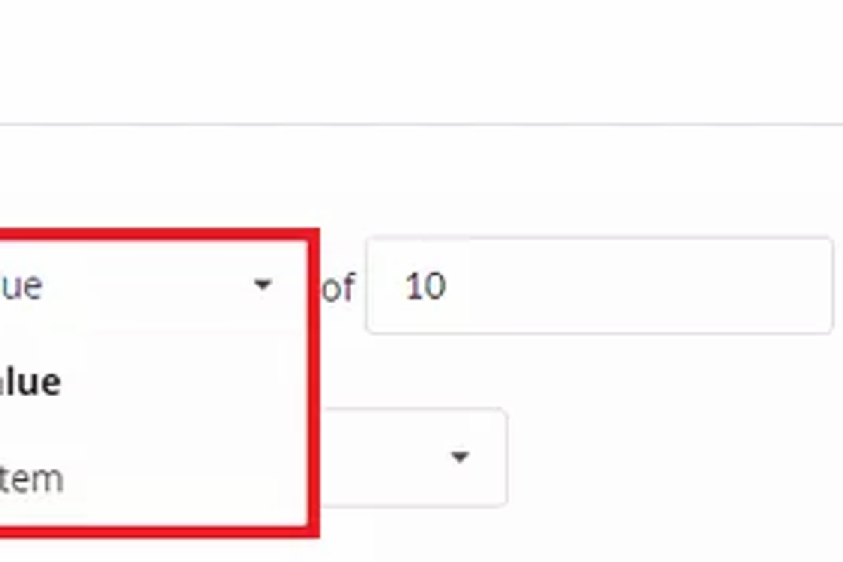 Choosing what the promo offers discounts on: order value or product type