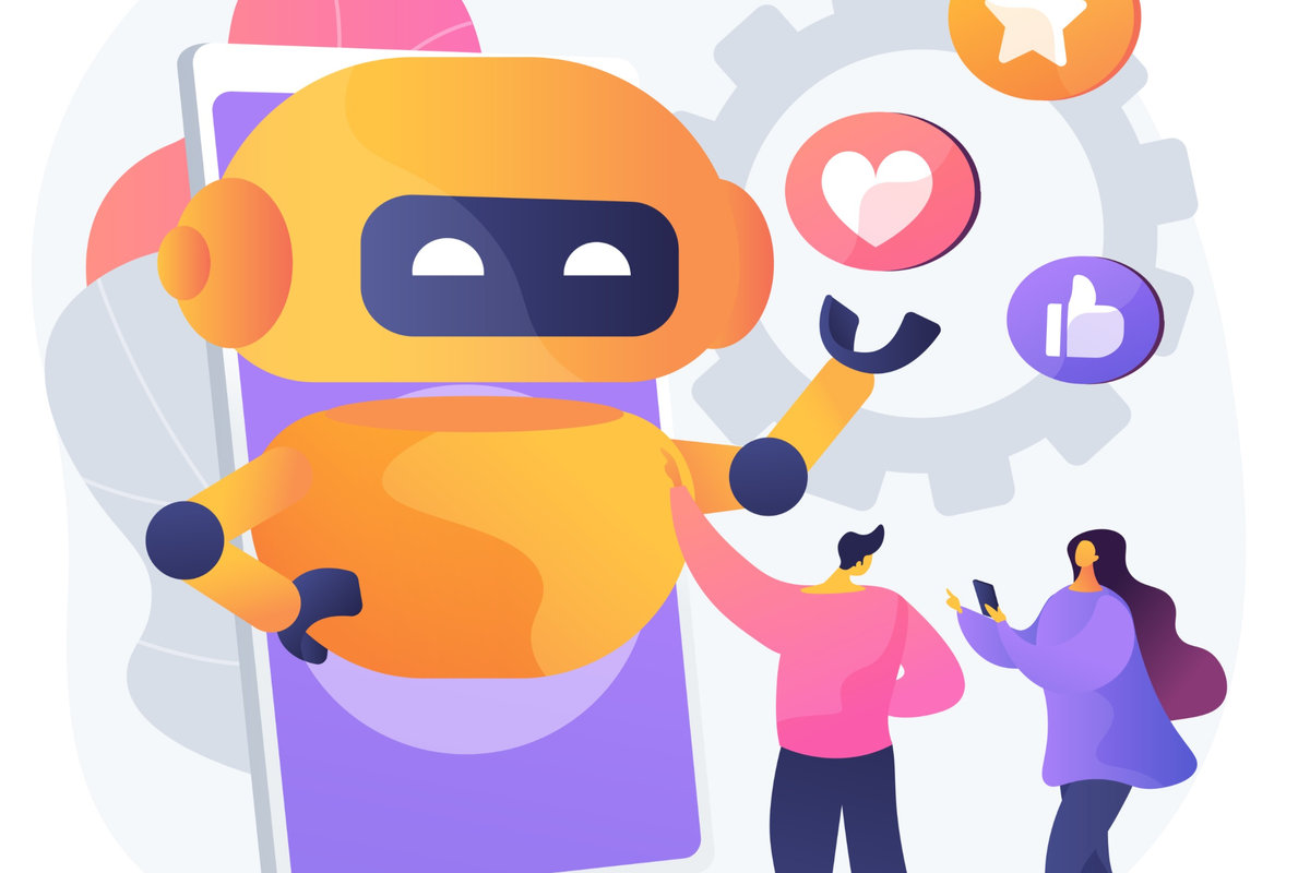 People interacting with an automation AI